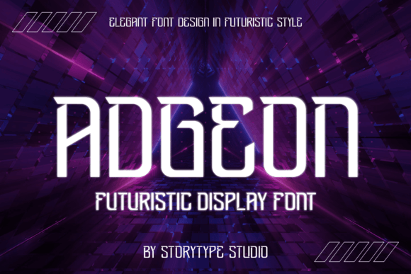 Adgeon: A Classic Modern Display Font for Editorial Design