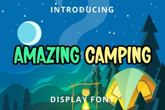 Amazing Camping Font for Small Business Branding