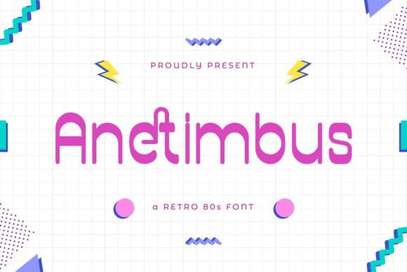 Anetimbus Display Font: Retro Typeface for Modern Campaigns