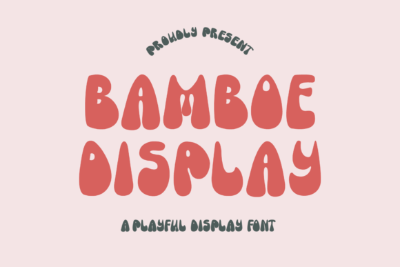 Bamboe Display Font for Playful Brand Identity Design