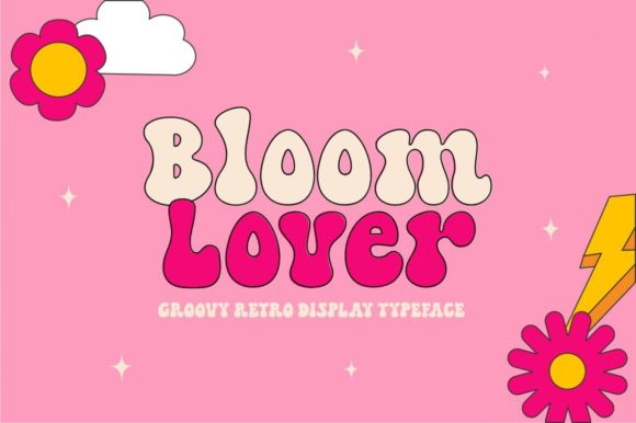 Bloom Lover: A Playful Retro Display Font for Editorial Joy
