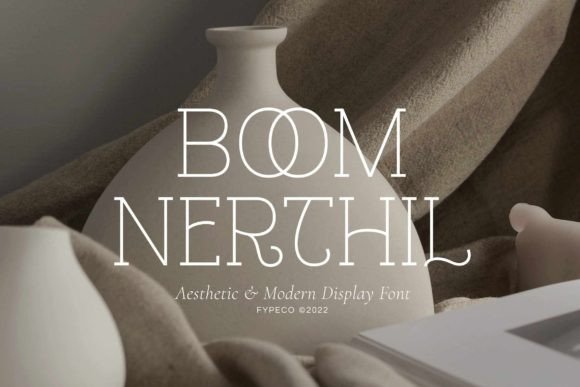 Boom Nerthil: A Modern Display Font for Digital Design