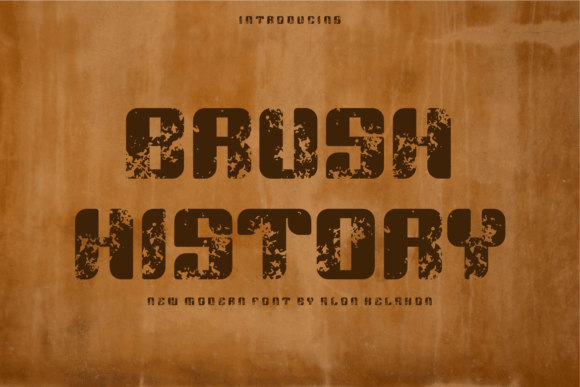 Brush History Font for Bold Campaign Headlines