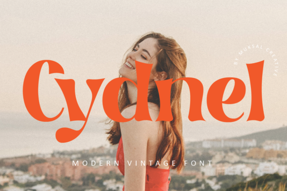 Cydnel Modern Vintage Font for Digital Design