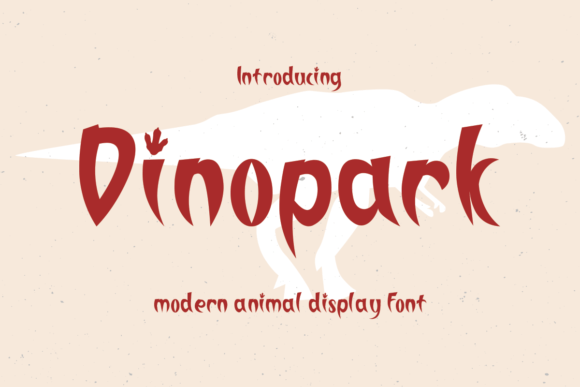 Dinopark: A Scary Ancient Animal Font for Bold Branding