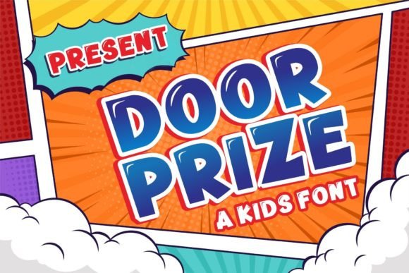 Doorprize: A Playful Display Font for Cheerful Branding