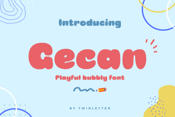 Gecan: An Approachable Display Font with Beautiful Curves