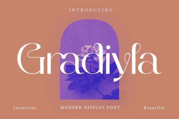 Gradiyla Display Serif Font for Handmade Products