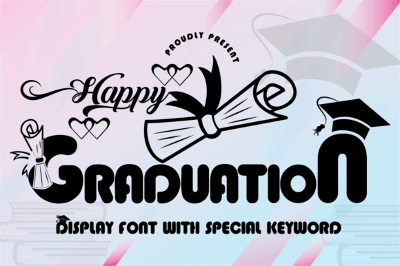 Graduation Font: Playful Modern Display for Branding Projects