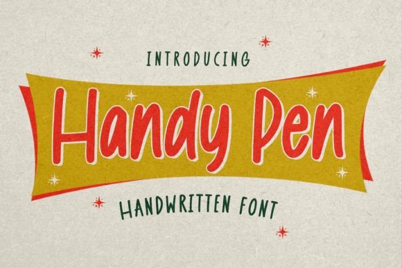 Handy Pen: A Handwritten Font for Logos & Branding