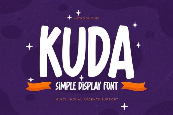 Kuda: A Handmade Display Font With Natural Warmth
