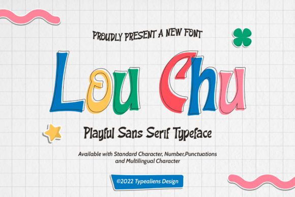 Lou Chu: A Fun Display Font for Casual Campaign Designs