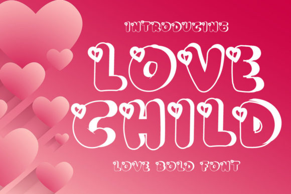 Love Child Font: Fresh, Sweet & Elegant Display Typeface