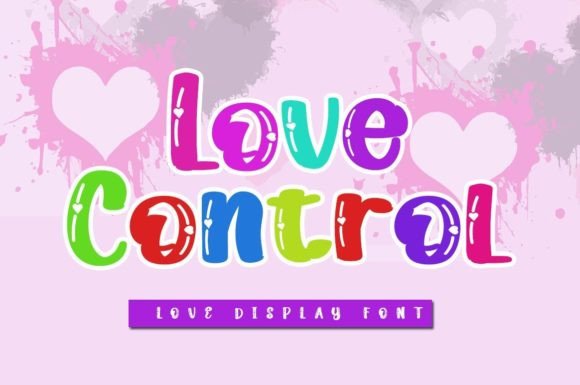Love Control: A Beautiful Display Font for Web Designers
