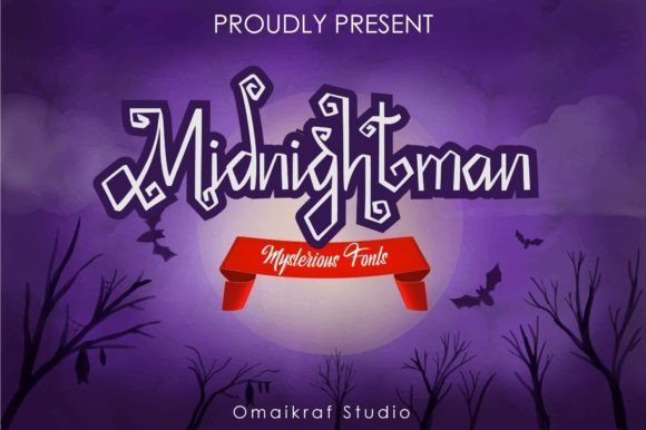 Midnightman Display Font for Hauntingly Memorable Brands