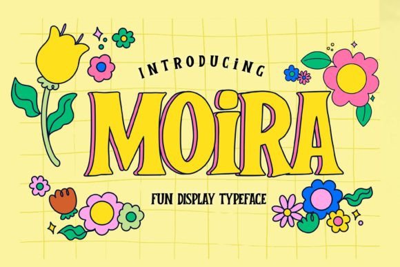Moira: A Textured Display Font for Creative Branding