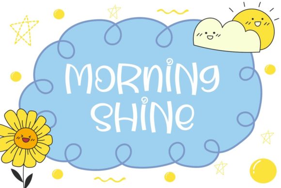 Morning Shine Display Font for Playful Brand Identity