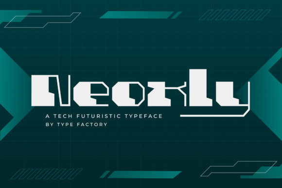 Neoxly: A Futuristic Display Font for Tech-Inspired Editorial Design
