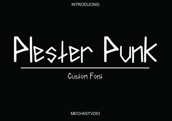 Plester Punk Display Font for Expressive Web Branding