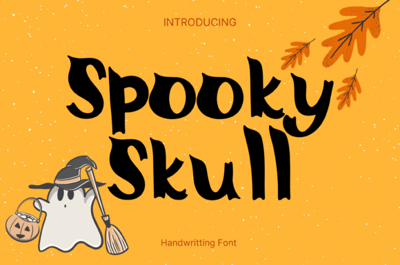 Spooky Skull Display Font for Bold Digital Branding