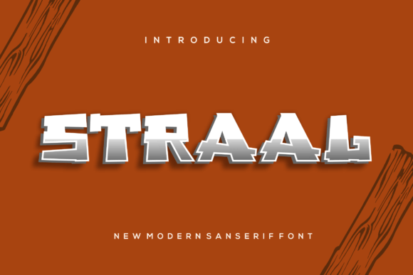 Straal Display Font for Bold Brand Identity