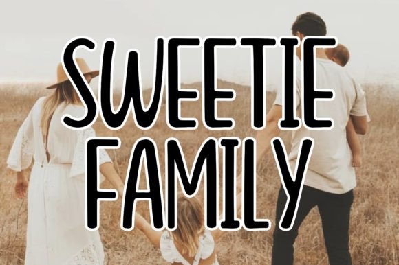 Sweetie Family Display Font for Trendy Campaign Graphics