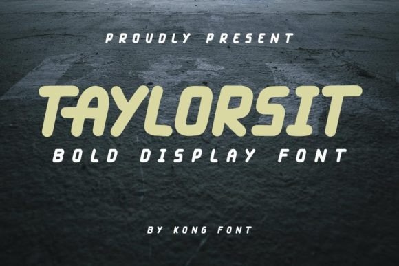 Taylorsit Handwritten Script Font for Crafters